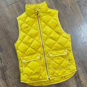 J. Crew mustard vest